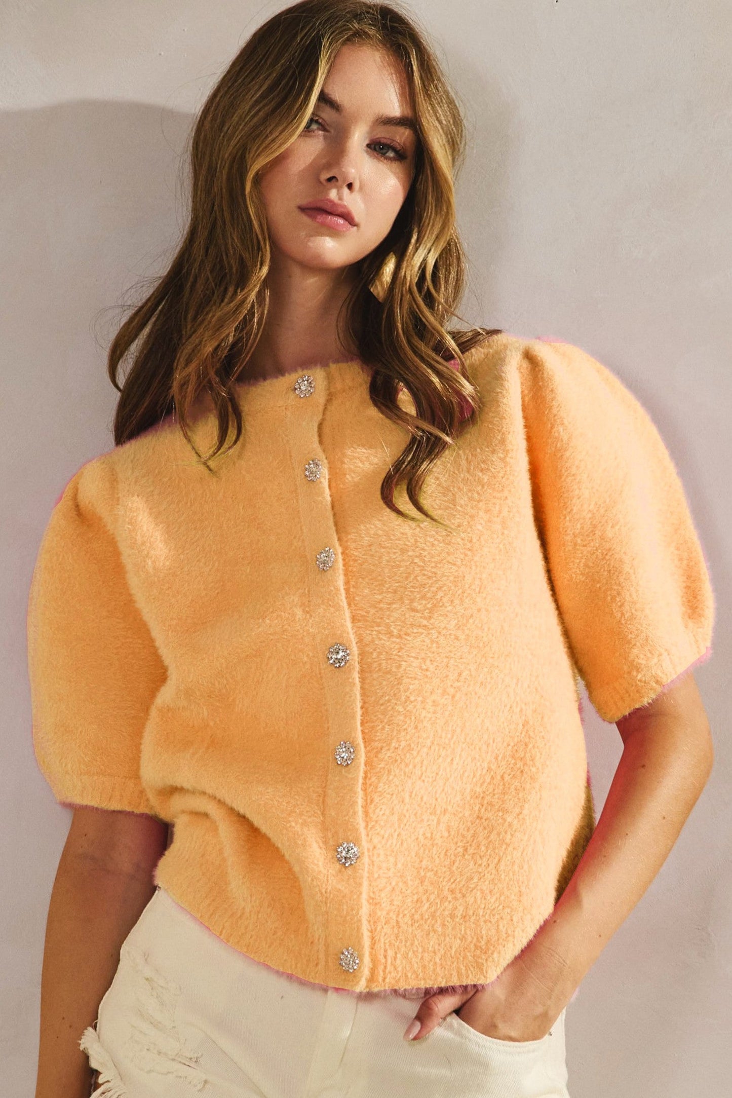 LovLov Luxe Soft Knit Cardigan in Butter Cream