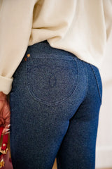 Judy Blue High Rise Dark Wash Sparkle Flare Jeans