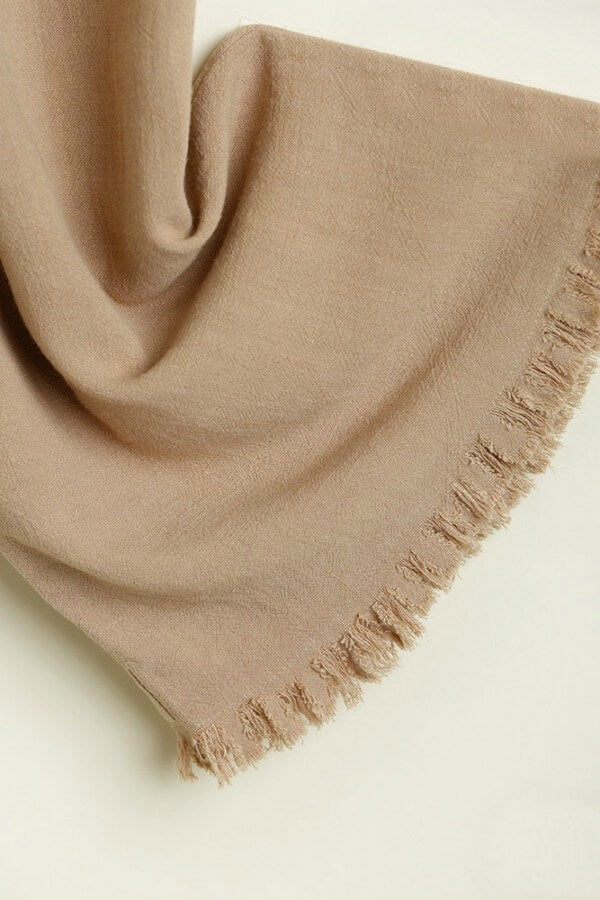 Umgee Wide Leg Linen Pants in Latte