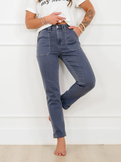 Judy Blue High Rise Indigo Aurora Weekender Jeans