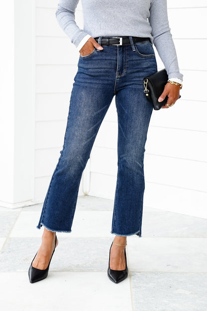 Restock! Judy Blue The Alex High Rise Dark Wash Kick Flare Jeans