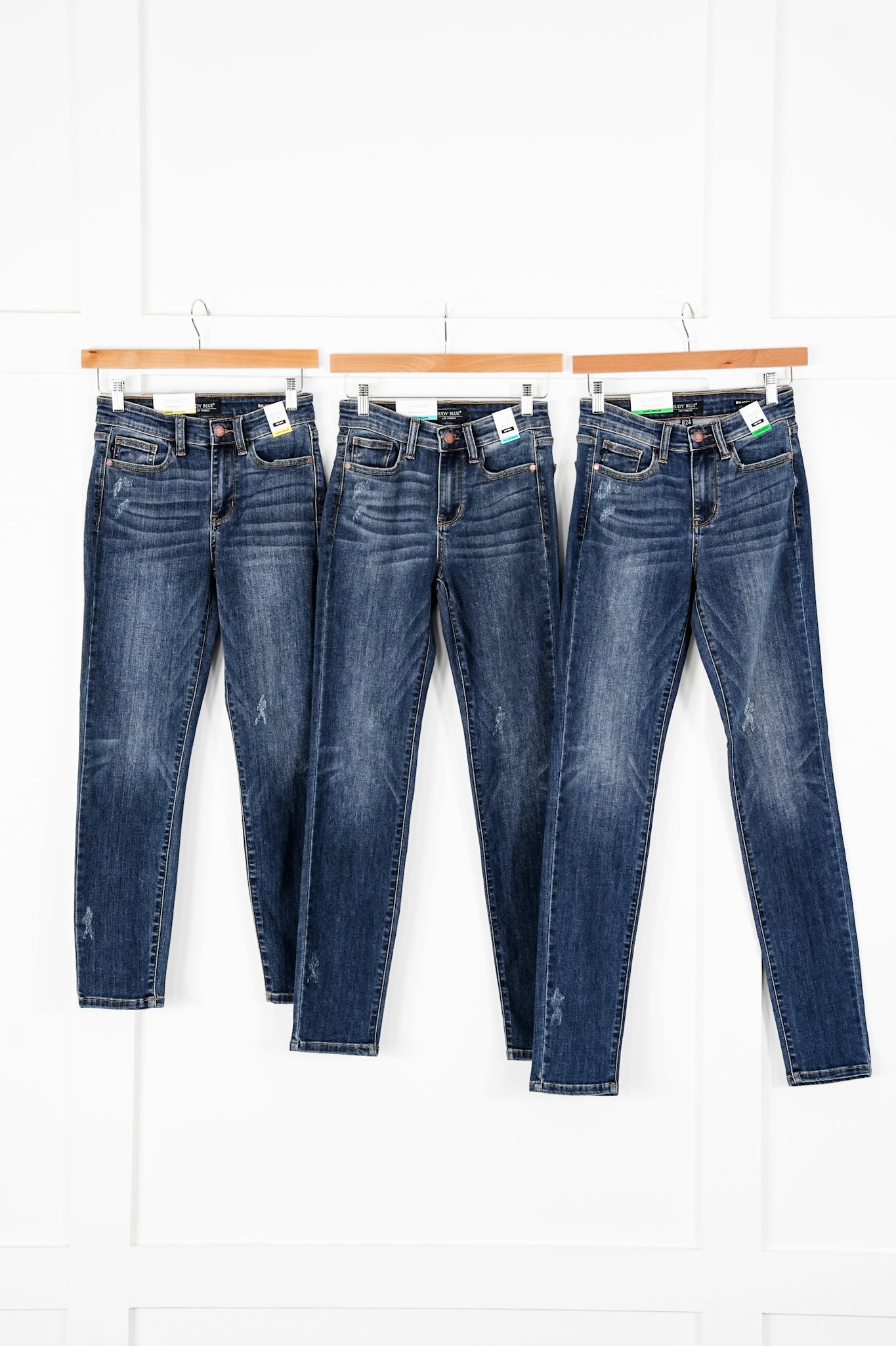 Judy Blue Meant To Be Mid Rise Dark Wash Multiple Inseam Relaxed Fit Jeans