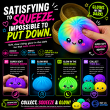 Glow in the Dark Squishy Dumplings Toy – 4" Mystery Collectible Squeeze Toy