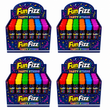 FunFizz Party String Spray (96-Pack Bulk Case) – Non-Toxic Color String for School Events, Field Days, Carnivals, Birthday Parties, Weddings & Large Celebrations