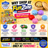 4" Squishy Dumplings Toy – Assorted Colors Mystery Squeeze Collectible
