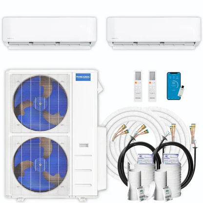 MRCOOL DIY 5th Gen Multi-Zone 2-Zone 55,000 BTU 22 SEER2 (18K + 36K) Ductless Mini-Split Air Conditioner and Heat Pump